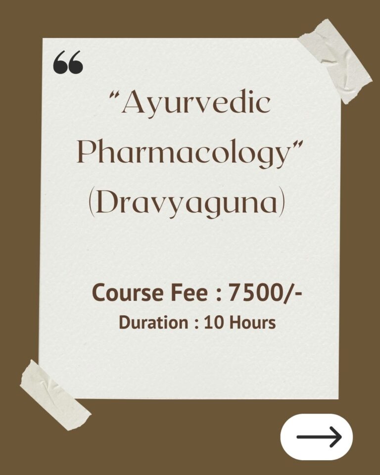 Ayurvedic Pharmacology: Healing with Nature’s Intelligence